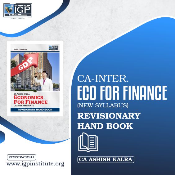 CA Inter - Eco for Finance Pocket Book-CA-INTER-Eco For Finance - CA Ashish Kalra
